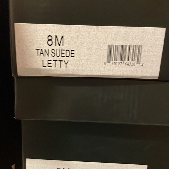 Tan Faux Fur-Lined Suede Slides from J/SLIDES - Picture 8 of 9